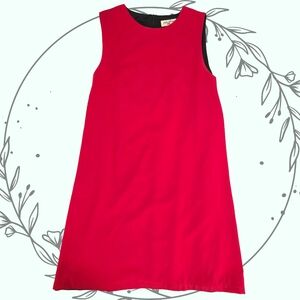 Pepaloves - Red & Black Sleeveless A-Line Mini Dress